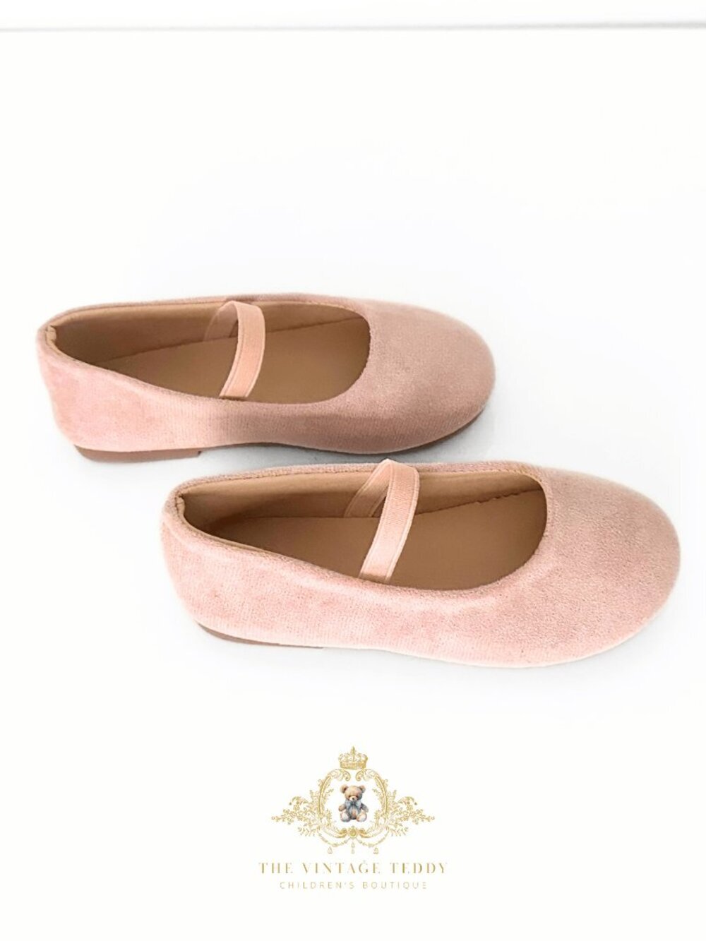 NWT Adorable Girls Ballerina Flats Children's Shoes Baby Toddler & Kids Pink 5.5
